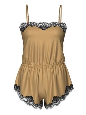 Victoria’s Secret Satin Lace Romper